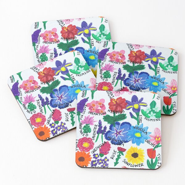 Item preview, flower alphabet designed and sold by brookejean88.