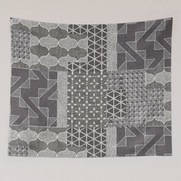 Item preview, Masala Quilt - charcoal designed and sold by ormolu.
