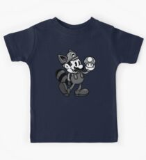Vintage Plumber B&W Kids Tee