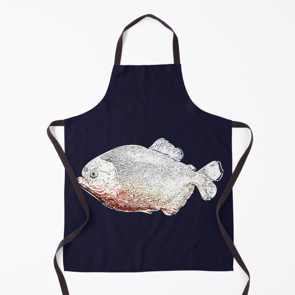 Item preview, Red Bellied Pirahna White Print designed and sold by designsasstultd.