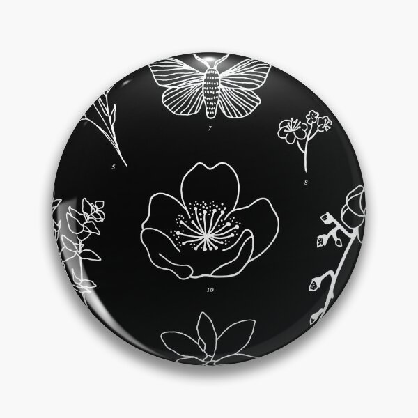 Item preview, Handdrawn wildflower & animals chart designed and sold by Identity Club Co.