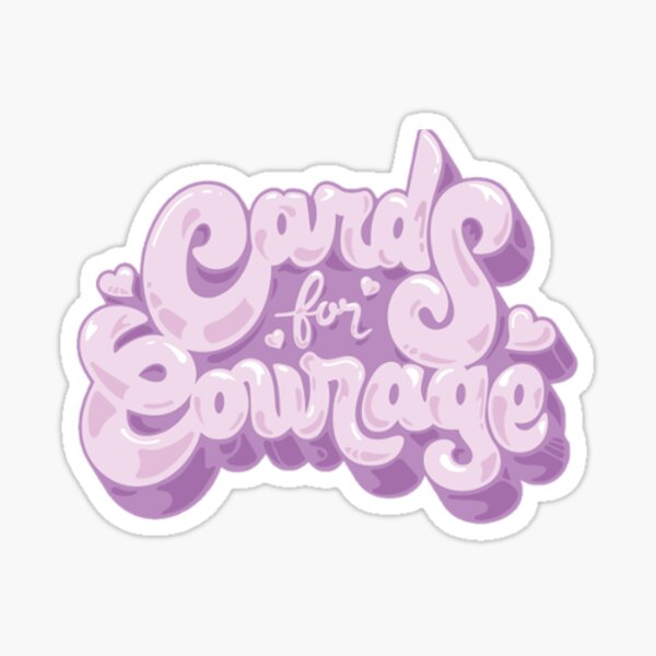 Cards for Courage Sticker