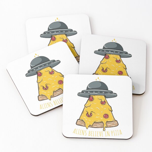 Item preview, Aliens Believe In Pizza designed and sold by Vector Scout Lab.