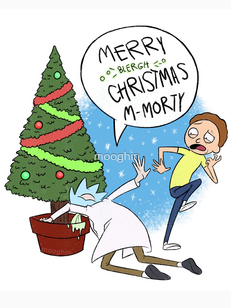 Rick and Morty Christmas by mooghin