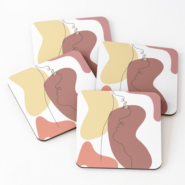 Item preview, Line art faces designed and sold by hannahhansen.