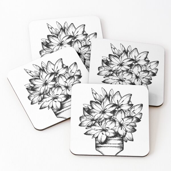 Item preview, Floral Paint Brush designed and sold by Akbaly.