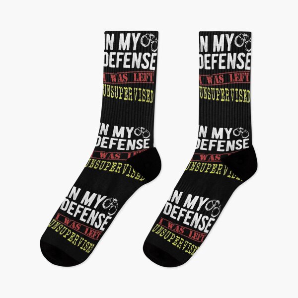 Item preview, In My Defense I Was Left Unsupervised Funny Sayings Gift designed and sold by T-minus.