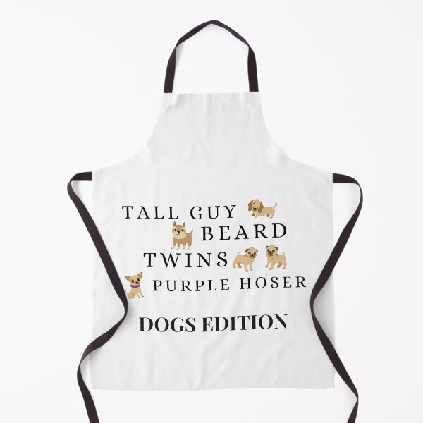 Item preview, Tall guy beard twins purple hoser dog edition designed and sold by amr badawy.