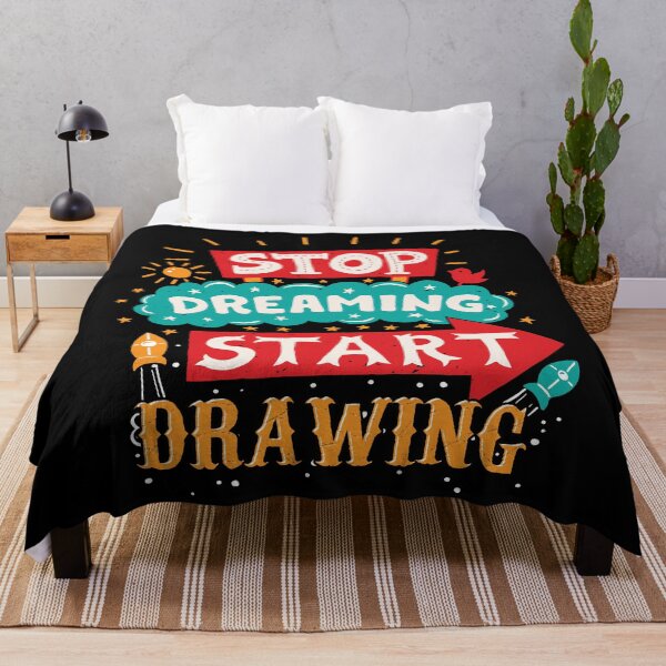 Item preview, Stop Dreaming Start Drawing designed and sold by sakharoth.