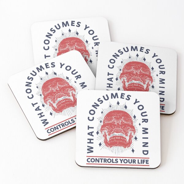 Item preview, What Consumes Your Mind Controls Your Life designed and sold by Vector Scout Lab.