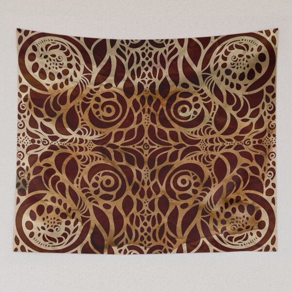 Item preview, Grunge Pattern Background - Brown 08 designed and sold by serenaking.