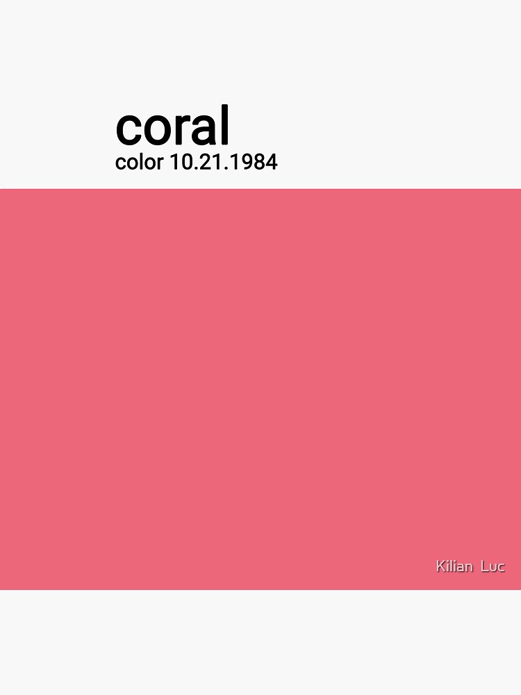 coral * // your favorite color by KilianLuc