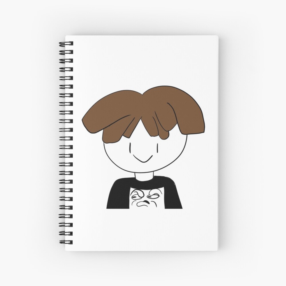 Roblox Bacon Hair Avatar Spiral Notebook By Donuttheneko Redbubble - roblox bacon hair avatar pin by donuttheneko redbubble