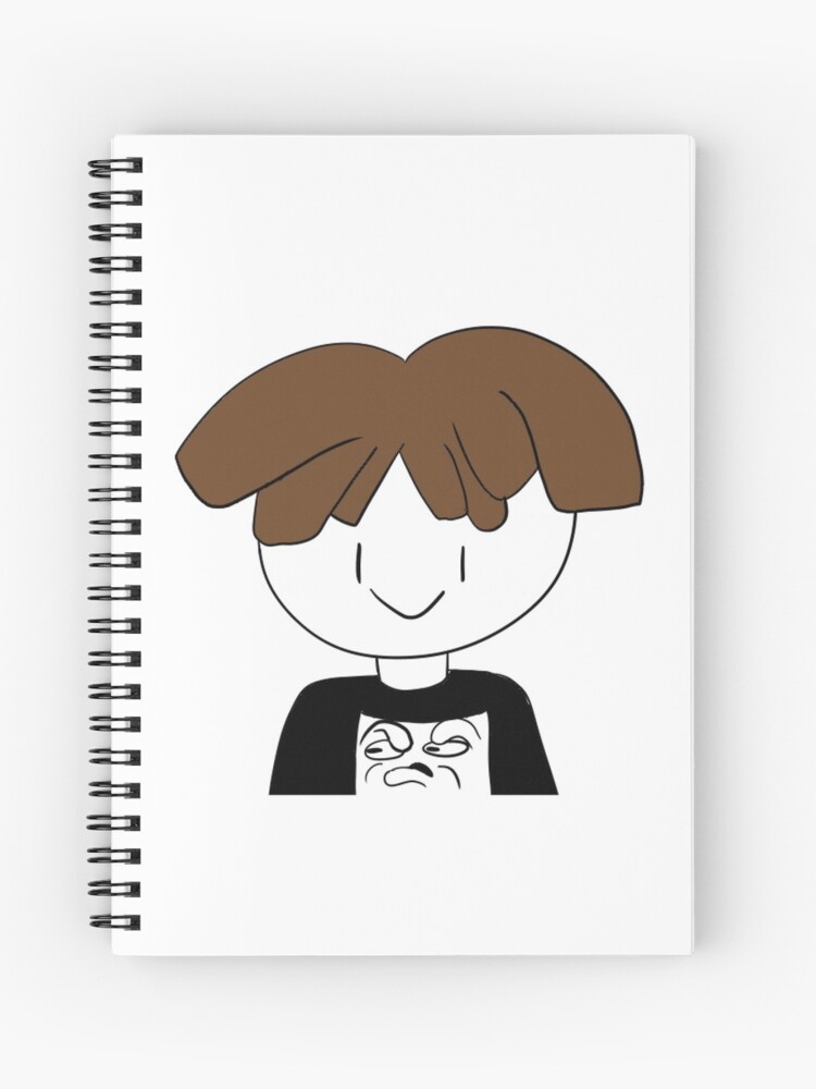 Roblox Bacon Hair Avatar Spiral Notebook By Donuttheneko Redbubble - tix tie roblox