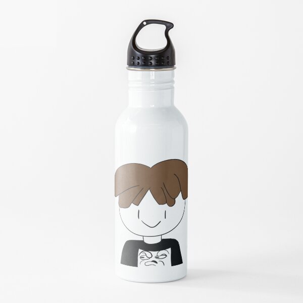 Bacon Hair Water Bottle Redbubble - i quit being a bacon hair roblox jailbreak