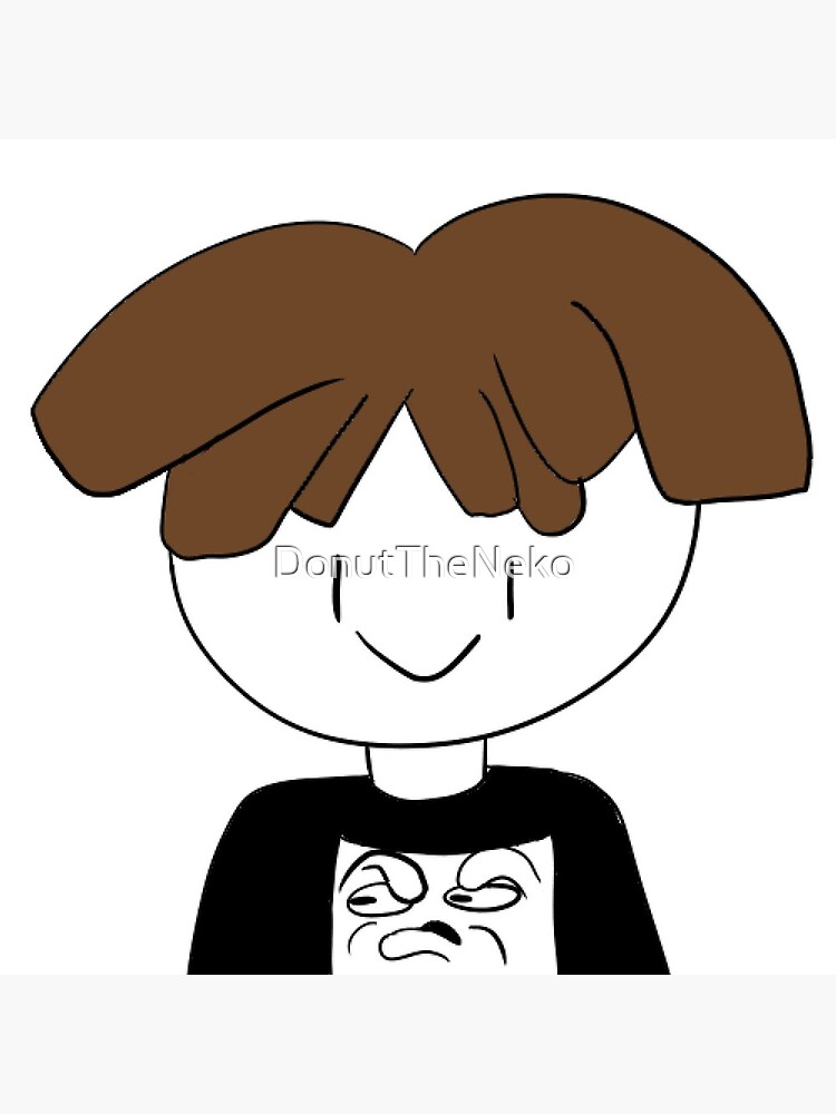 Roblox Bacon Hair Avatar Greeting Card By Donuttheneko Redbubble - how to draw roblox bacon hair