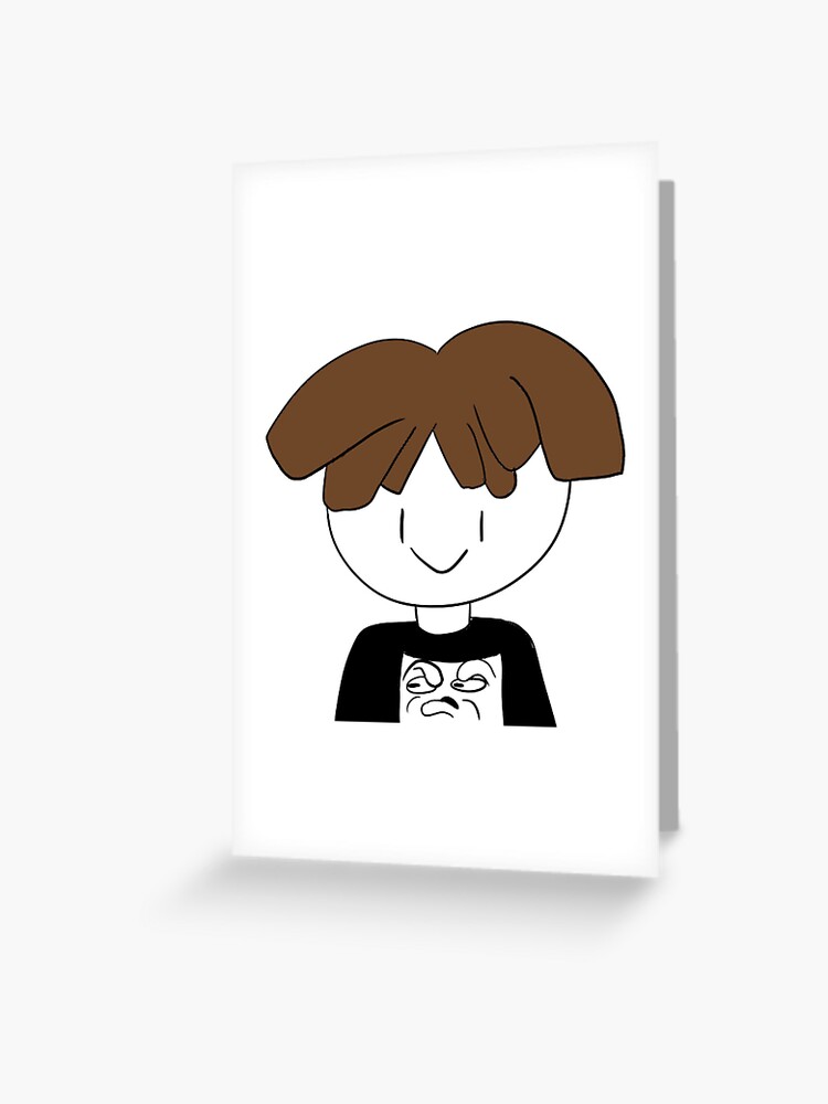 Roblox Bacon Hair Avatar Greeting Card By Donuttheneko Redbubble - classic avatar colours roblox