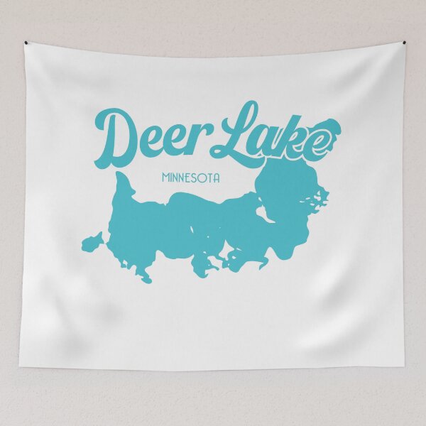 Item preview, Deer Lake, Deer River MN Retro designed and sold by ilakethat.