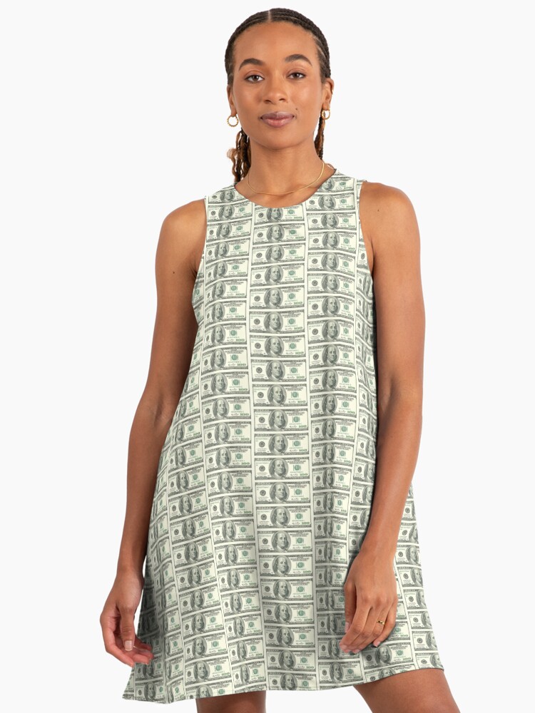 100 Dollar Bill " A-Line Dress for Sale by deniz29 | Redbubble 100 Dollar Bill " A-Line Dress for Sale by deniz29 | Redbubble