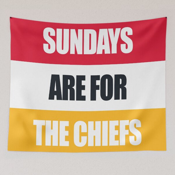Item preview, Sundays Are For The Chiefs designed and sold by mkbourque.