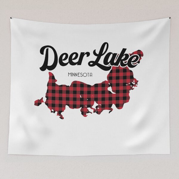 Item preview, Deer Lake, Deer River MN Plaid designed and sold by ilakethat.