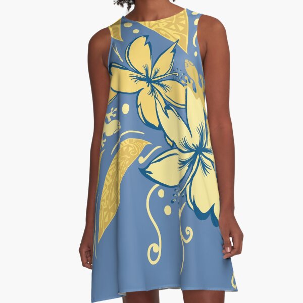 Item preview, Samoan Orchid Sunset Polynesian Floral  designed and sold by sunnthreads.