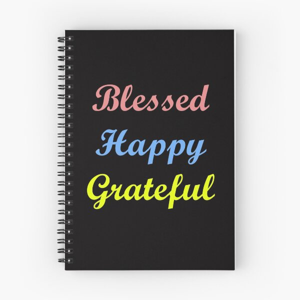 Item preview, Blessed.  Happy. Grateful.  designed and sold by ThingsByJoy.