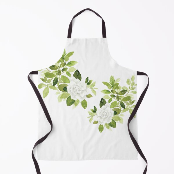 Item preview, Gardenia cape jasmine floral flower watercolor designed and sold by heartofanna.