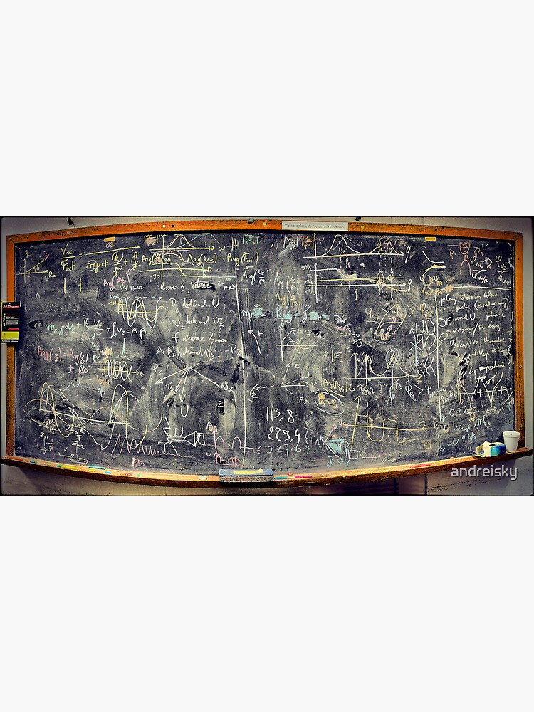 Please don't clean this blackboard by andreisky