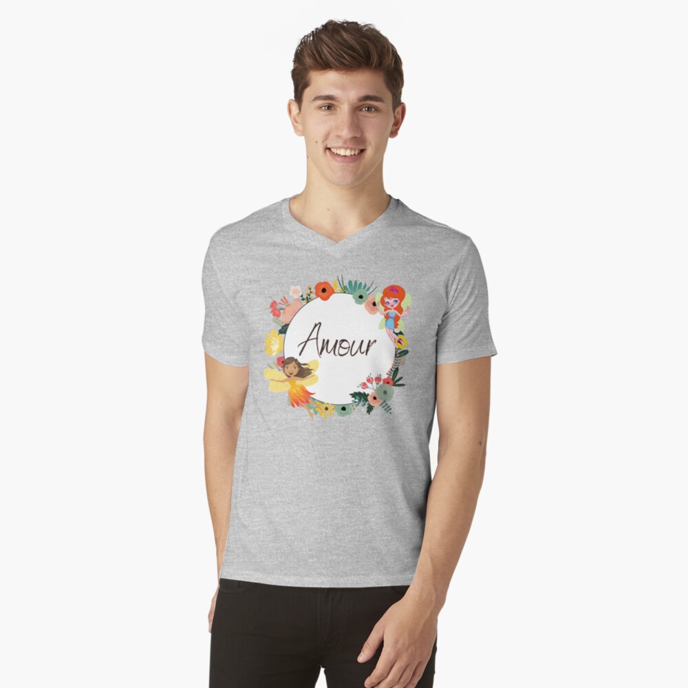 Item preview, V-Neck T-Shirt designed and sold by L-Chance.