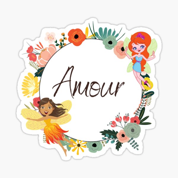 flowery and magical for adults and toddlers! Sticker