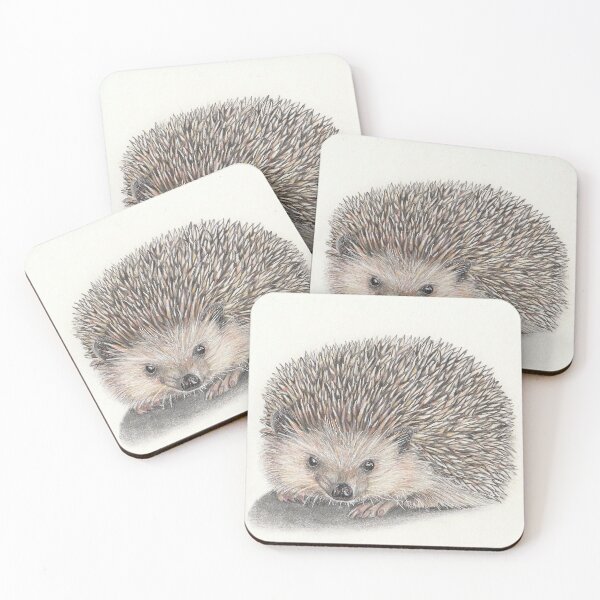 Artikelvorschau, HEDGEHOG - Original Buntstift Tierkunst entworfen und verkauft von KThompsonArt.