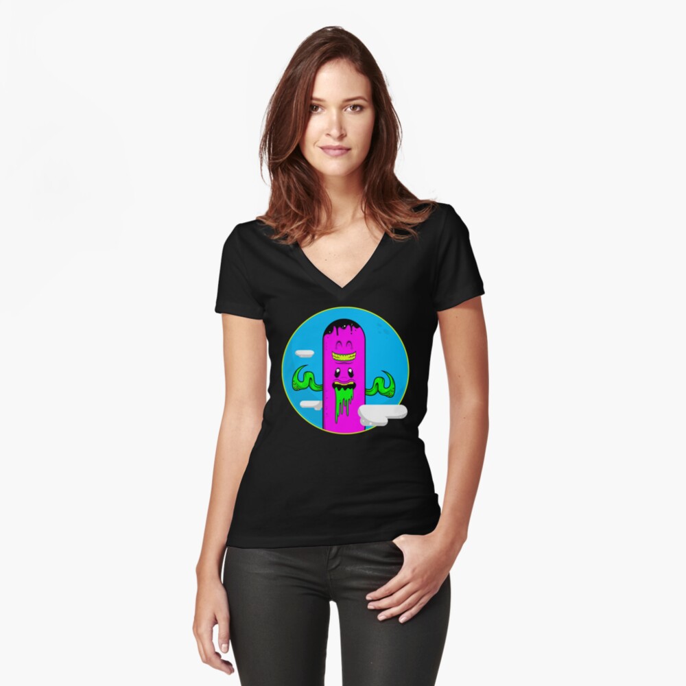 Item preview, Fitted V-Neck T-Shirt designed and sold by strangethingsA.