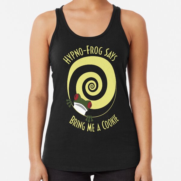 Hypno-Frog (Cookie) Racerback Tank Top