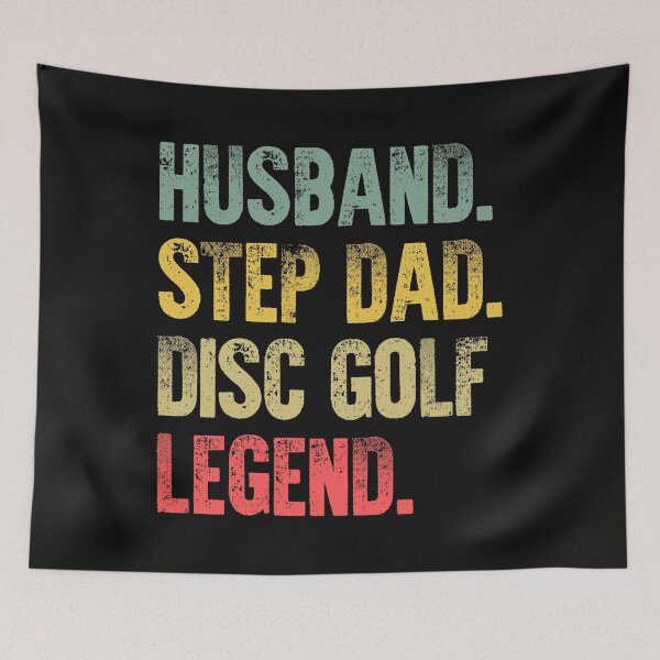 Item preview, Funny Men Vintage T Shirt Husband Step Dad Disc Golf Legend designed and sold by Bendthetrend.