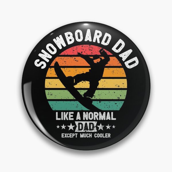 Aperçu de l'œuvre Papa snowboard comme un papa normal sauf beaucoup plus cool créée et vendue par Casper Designer.