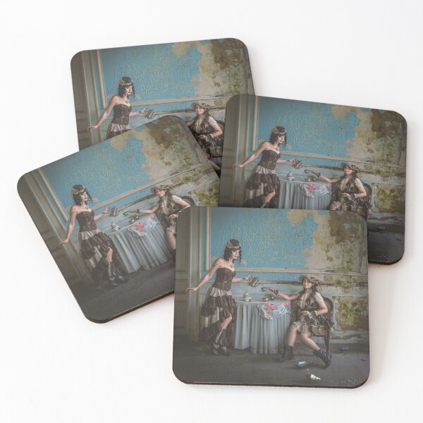 Item preview, Tea party with pigeons designed and sold by Elsterart.