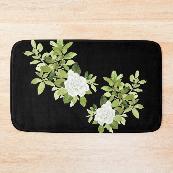 Item preview, Gardenia cape jasmine floral flower watercolor designed and sold by heartofanna.