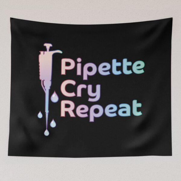 Item preview, Pipette Cry Repeat PCR designed and sold by Zit-Zat-Zot.