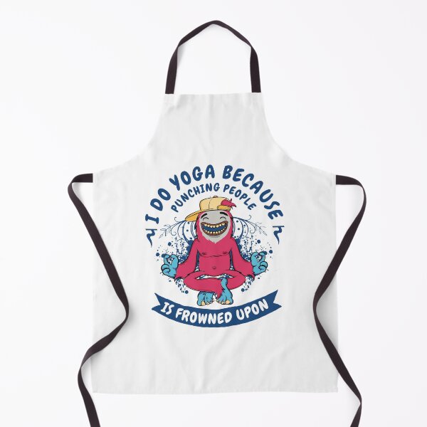 Item preview, I Do Yoga Because Punching People is Frowned Upon designed and sold by Vector Scout Lab.