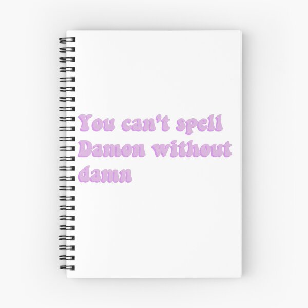 Item preview, You can't spell Damon without damn designed and sold by Aleziakh.