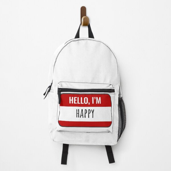 Item preview, Hello My Name is / Hello, I am HAPPY designed and sold by Castle Of Dreams.