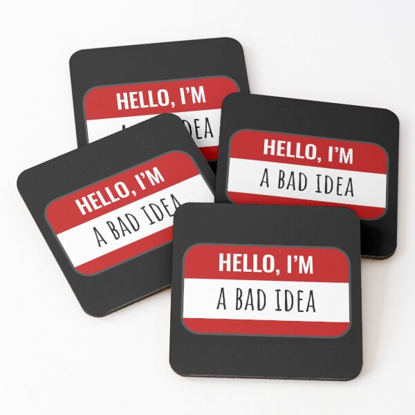 Item preview, Hello My Name is / Hello, I am BAD IDEA designed and sold by Castle Of Dreams.