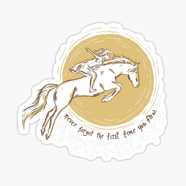 Never Forget the First Time You Flew Sticker