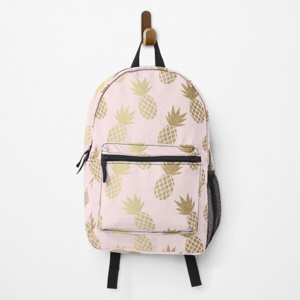 Rose gold pineapple clearance backpack