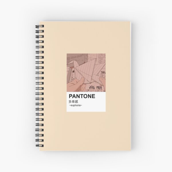Pantone aesthetic anime keyboard paint Spiral Notebook for Sale