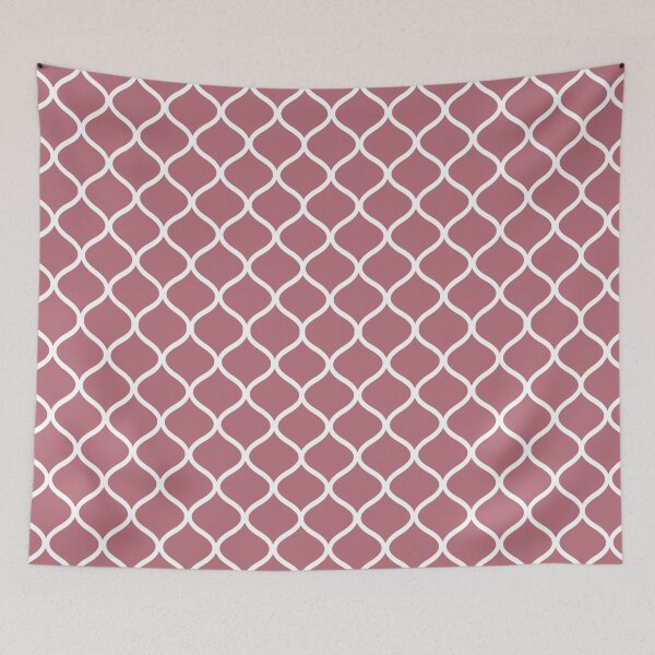 Item preview, Rose Gold Moroccan Ogee Trellis Tile Pattern designed and sold by museofdreamers.