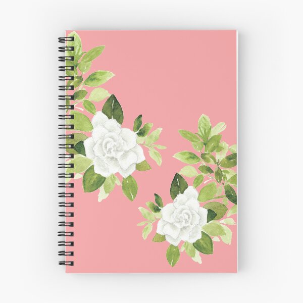 Item preview, Gardenia cape jasmine floral flower watercolor designed and sold by heartofanna.