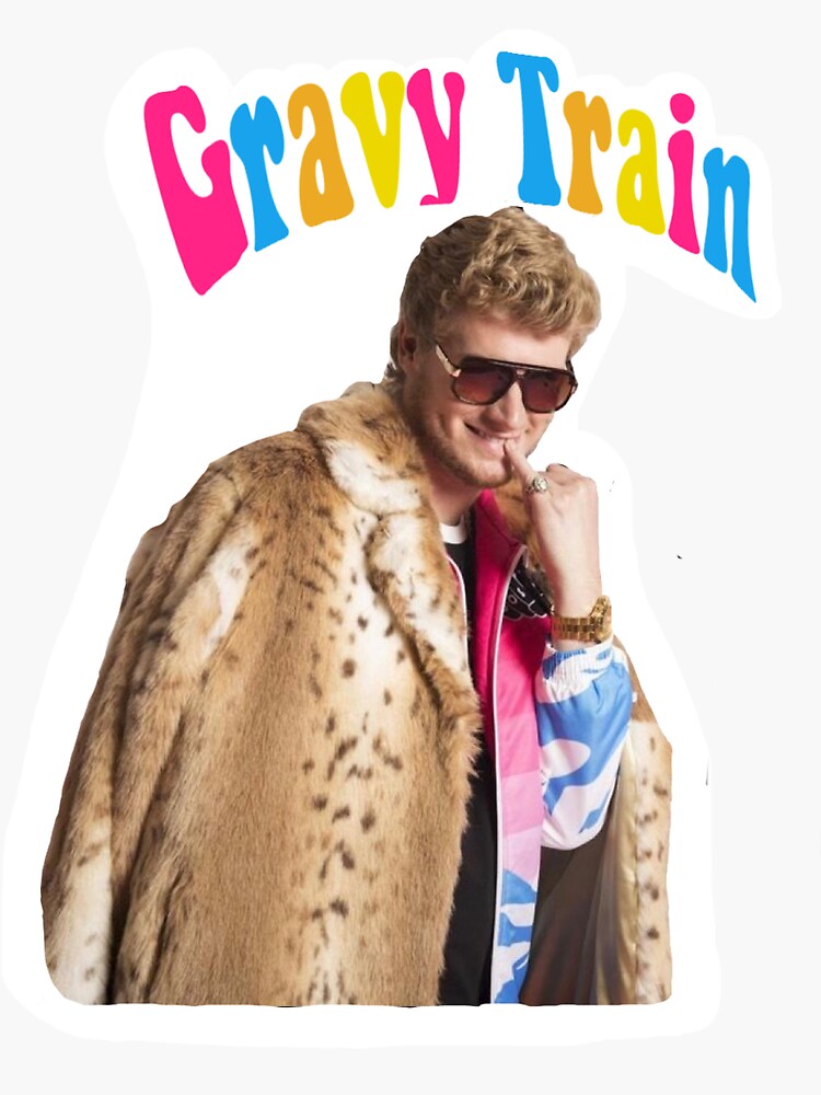 "Yung Gravy, Gravy Train sticker" Sticker for Sale by SofiaVolpe