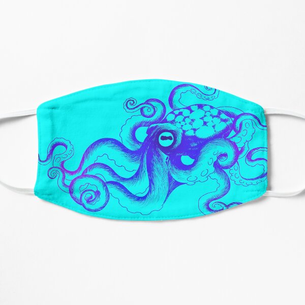 Eight (Blue) Flat Mask